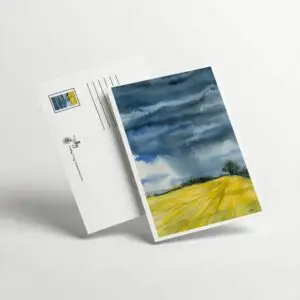 Edge of the Storm postcard 6"x4"