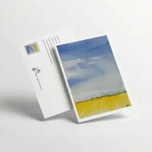 Yellow Horizon Postcard 6" x 4"